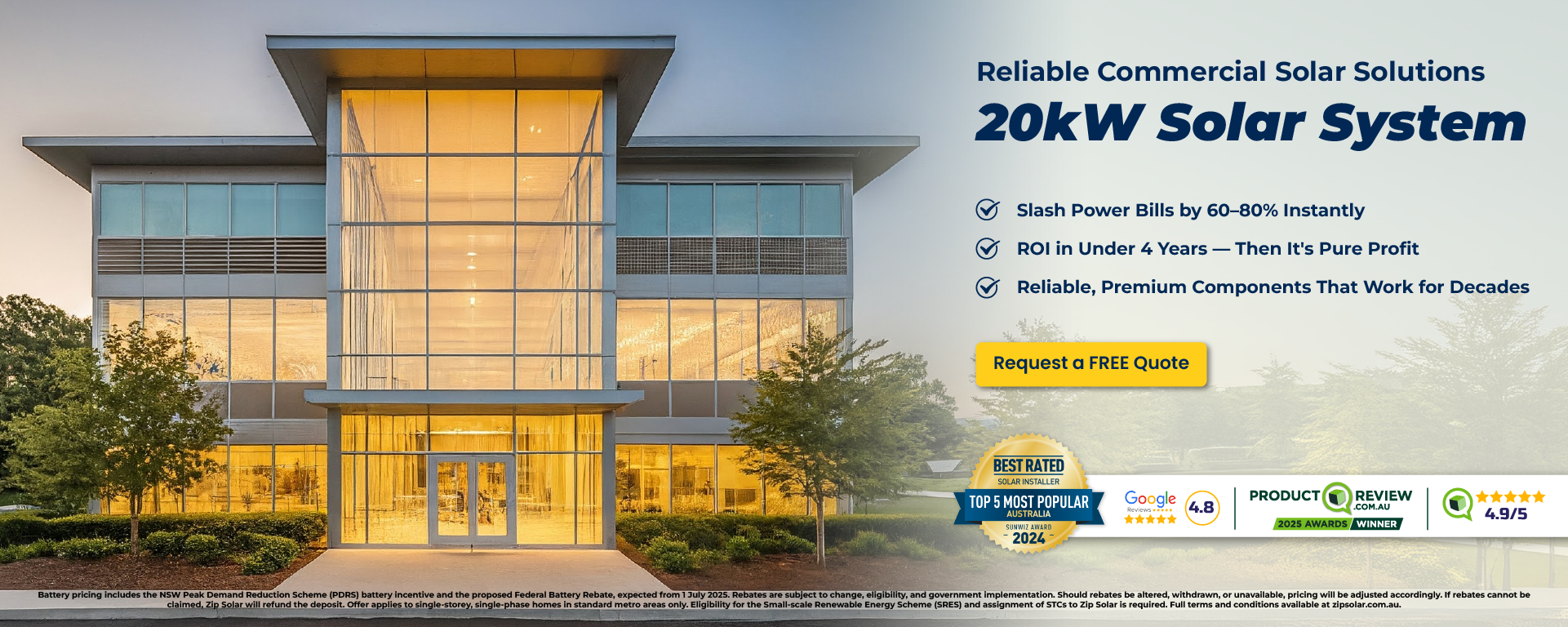 Reliable Commercial Solar Solution 20kW System