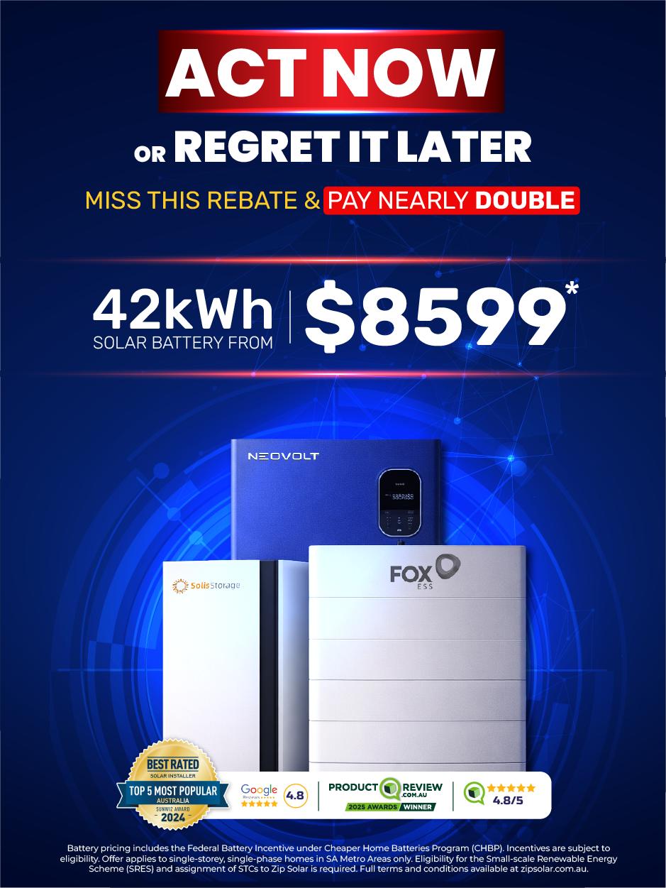 Solar panel system sale mobile banner for New south wales metro location