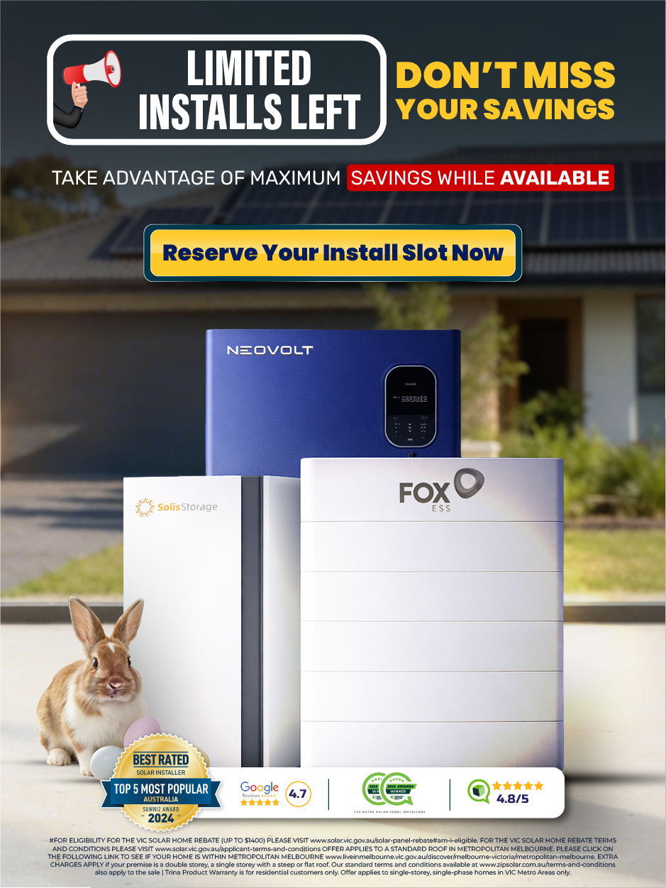 Solar panel system sale mobile banner for New south wales metro location