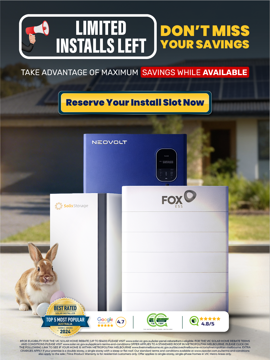 Solar panel system sale mobile banner for New south wales metro location