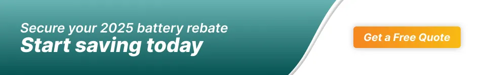 CTA image for secure 2025 with battery rebate