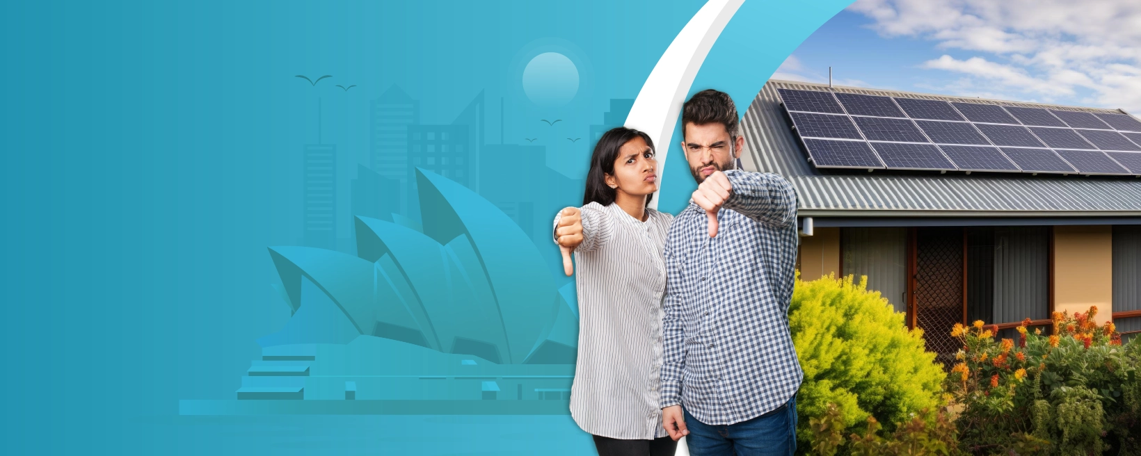 50kw solar panel system sale banner for Australian location