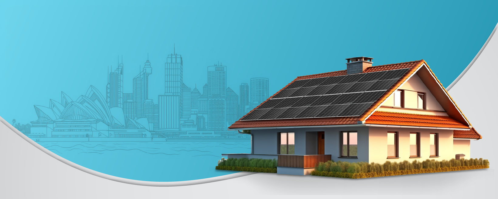50kw solar panel system sale banner for Australian location