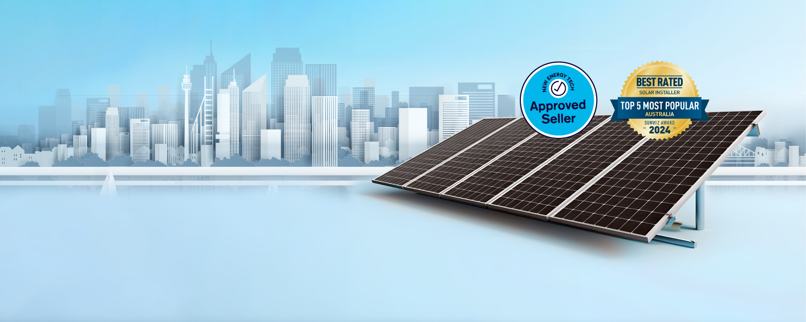 50kw solar panel system sale banner for Australian location