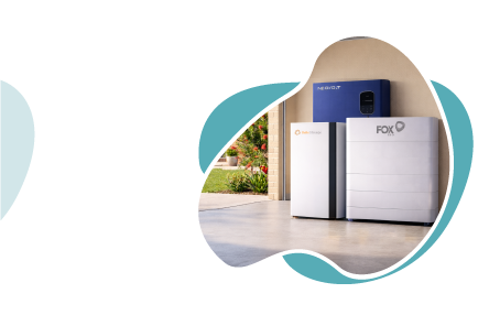 Modern home solar battery system installed for energy storage in Australia