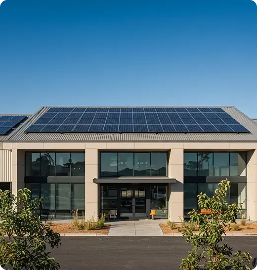 how commercial solar works