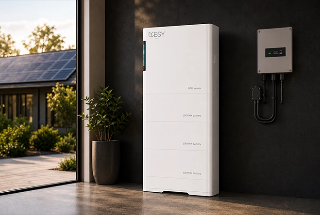 ESY SunHome residential battery storage system designed for Australian homeowners to store excess solar energy