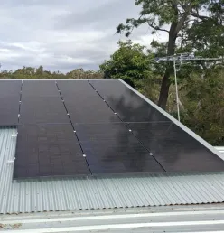 solar panel installation on tin roof Australia