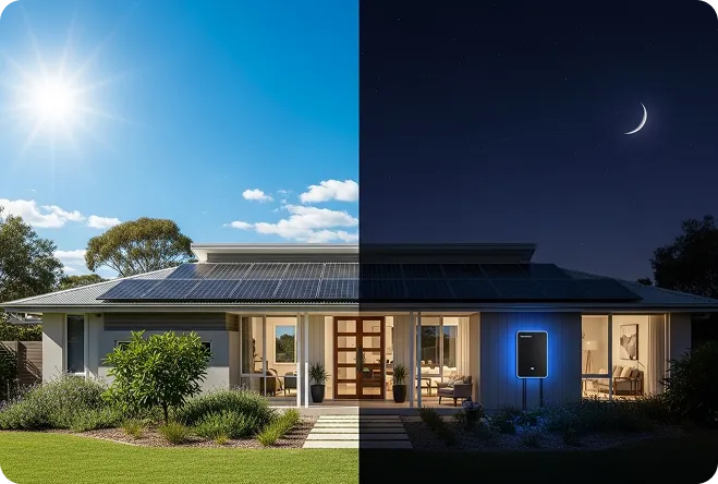 Image Showing power your appliances using solar battery system