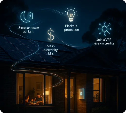 nighttime solar benefits blackout protection VPP credits