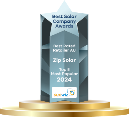 zip-solar-best-solar-company-award-2024-best-rated-retailer-au-top-5-most-popular-sunwiz