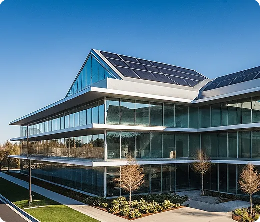 Solar panel house